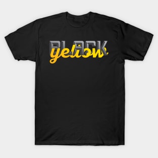 Black and Yellow Pittsburgh Fan T-Shirt